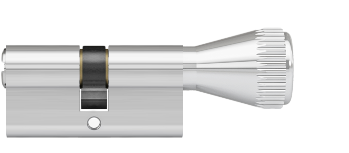 DOM Plura SKG2 profielcilinder op maat 30/30 mm met knop K2