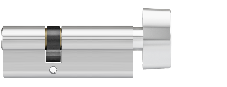 DOM Plura SKG2 profielcilinder op maat 30/40 mm met knop K1