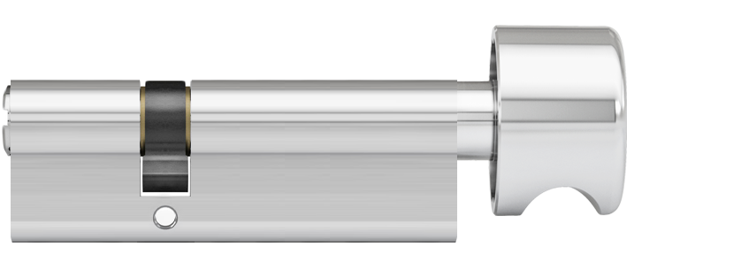DOM Plura SKG2 profielcilinder op maat 30/45 mm met knop K3