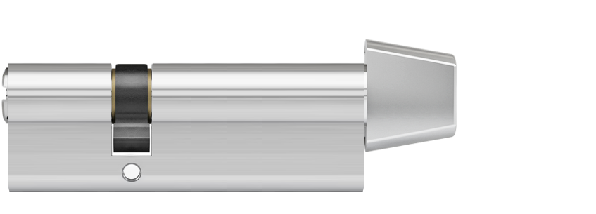 DOM Plura SKG2 profielcilinder op maat 30/45 mm met knop K4