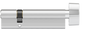 DOM Plura SKG2 profielcilinder op maat 30/55 mm met knop K1