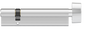 DOM Plura SKG2 profielcilinder op maat 30/65 mm met knop K1