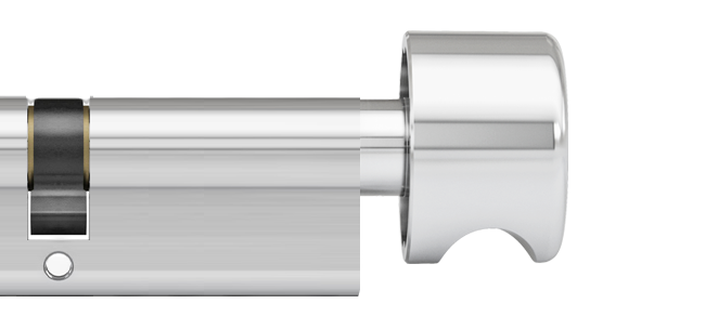 DOM Plura SKG3 profielcilinder op maat 10/40 mm met knop K3