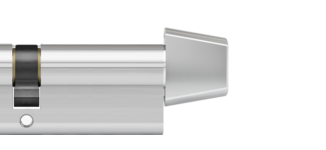 DOM Plura SKG3 profielcilinder op maat 10/40 mm met knop K4