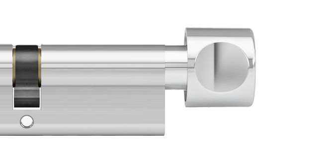 DOM Plura SKG3 profielcilinder op maat 10/40 mm met knop K6