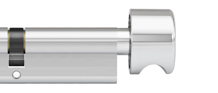 DOM Plura SKG3 profielcilinder op maat 10/45 mm met knop K3