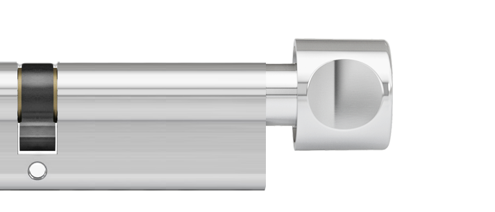 DOM Plura SKG3 profielcilinder op maat 10/45 mm met knop K6