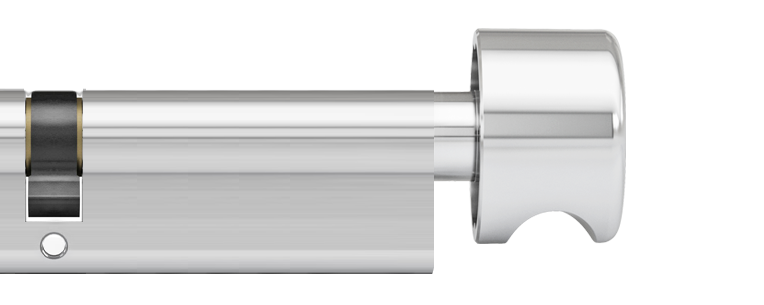 DOM Plura SKG3 profielcilinder op maat 10/50 mm met knop K3