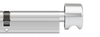 DOM Plura SKG3 profielcilinder op maat 10/55 mm met knop K3