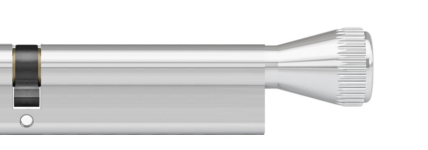 DOM Plura SKG3 profielcilinder op maat 10/60 mm met knop K2