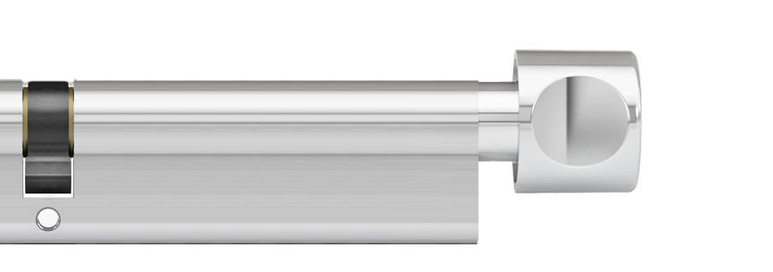 DOM Plura SKG3 profielcilinder op maat 10/60 mm met knop K6