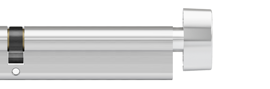 DOM Plura SKG3 profielcilinder op maat 10/65 mm met knop K1