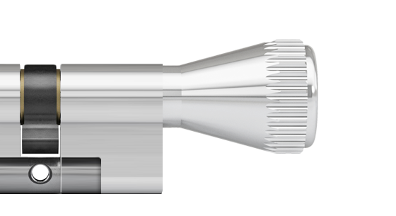 ixTeco SKG3 profielcilinder op maat 10/30 mm met knop K2