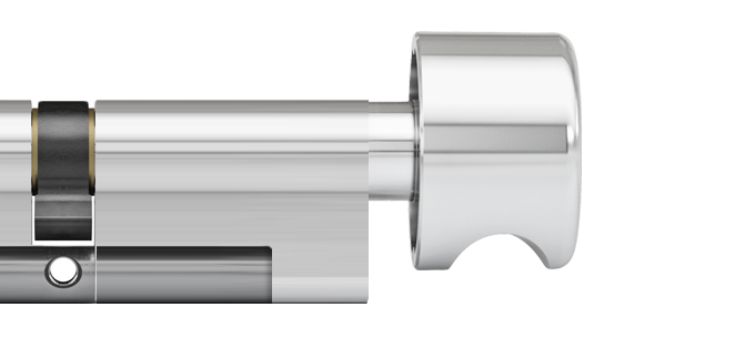 ixTeco SKG3 profielcilinder op maat 10/40 mm met knop K3