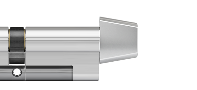 ixTeco SKG3 profielcilinder op maat 10/40 mm met knop K4