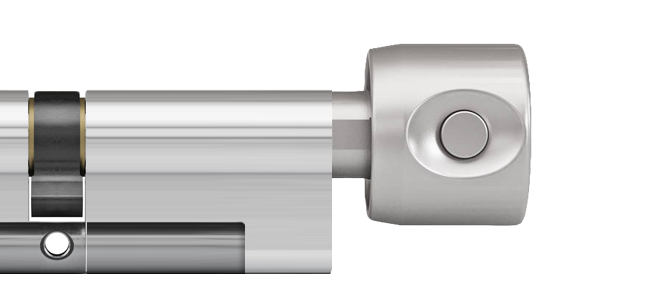 ixTeco SKG3 profielcilinder op maat 10/40 mm met K7 Pushknob