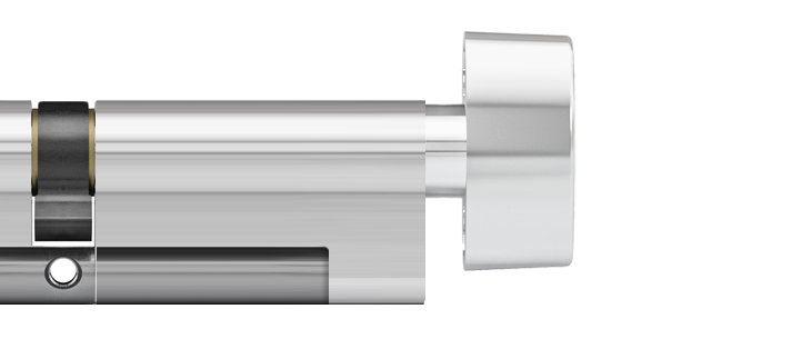 ixTeco SKG3 profielcilinder op maat 10/45 mm met knop K1
