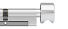 ixTeco SKG3 profielcilinder op maat 10/45 mm met knop K3
