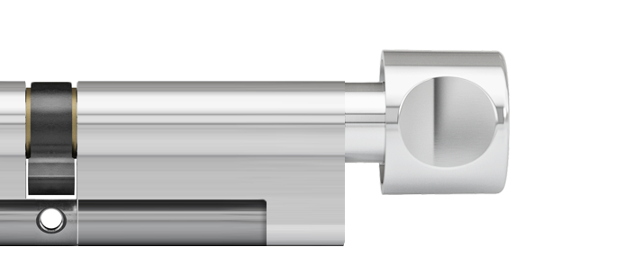 ixTeco SKG3 profielcilinder op maat 10/45 mm met knop K6