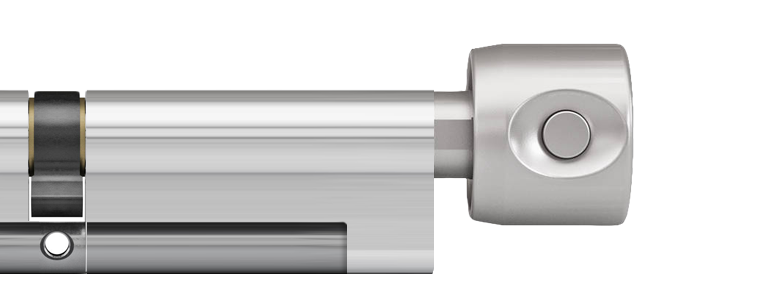 ixTeco SKG3 profielcilinder op maat 10/50 mm met K7 Pushknob
