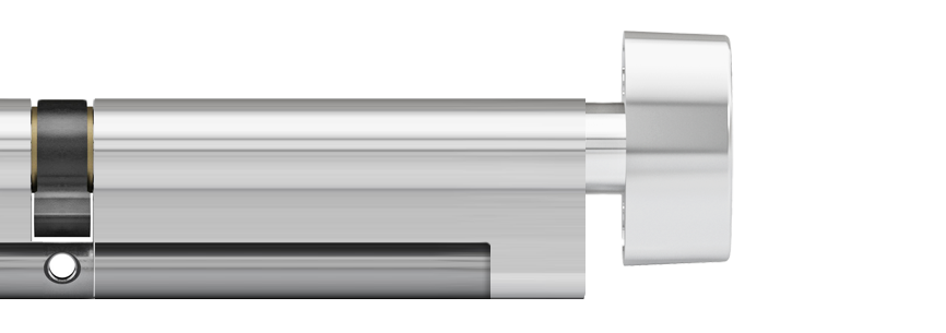 ixTeco SKG3 profielcilinder op maat 10/60 mm met knop K1
