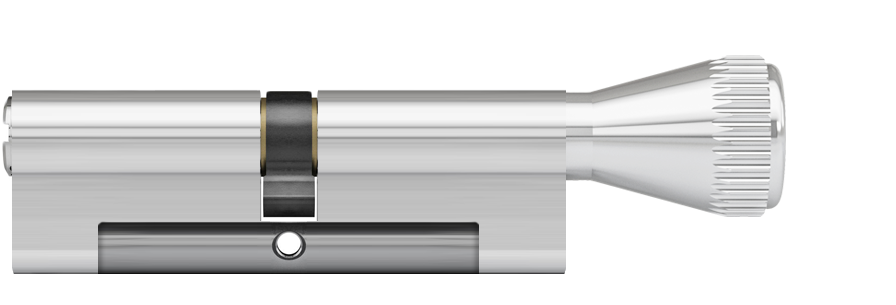 ixTeco SKG3 profielcilinder op maat 40/40 mm met knop K2