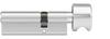 DOM Plura SKG2 profielcilinder op maat 45/30 mm met knop K3
