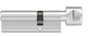 DOM Plura SKG2 profielcilinder op maat 45/30 mm met knop K6