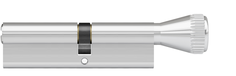 DOM Plura SKG2 profielcilinder op maat 45/40 mm met knop K2