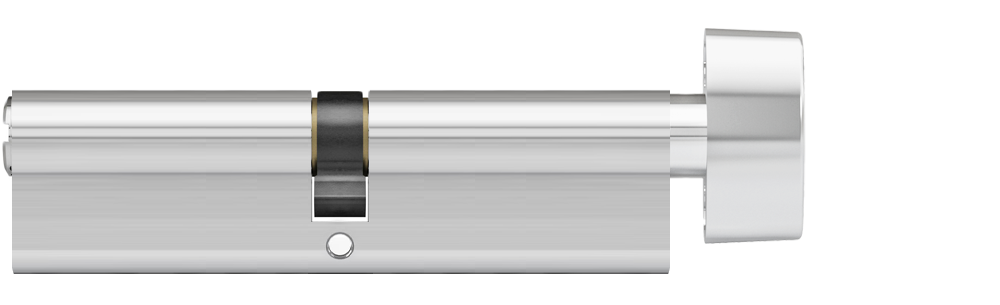 DOM Plura SKG2 profielcilinder op maat 45/45 mm met knop K1
