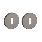 Aprile Comfort sleutelrozet titanium Ø53x7mm – vooraanzicht