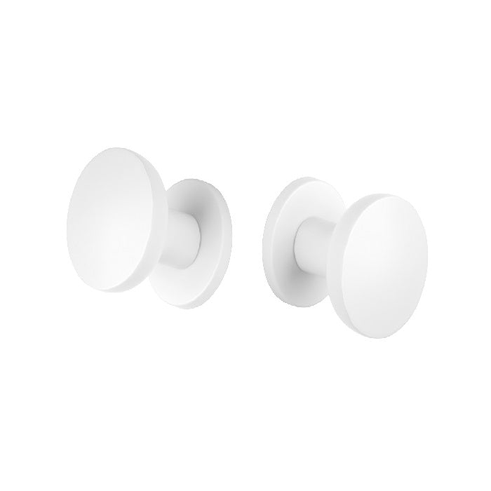 Aprile Ortica deurknoppen mat wit – set van twee knoppen
