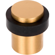 Formani vloerdeurstop LB10D 40 mm PVD mat goud – vooraanzicht