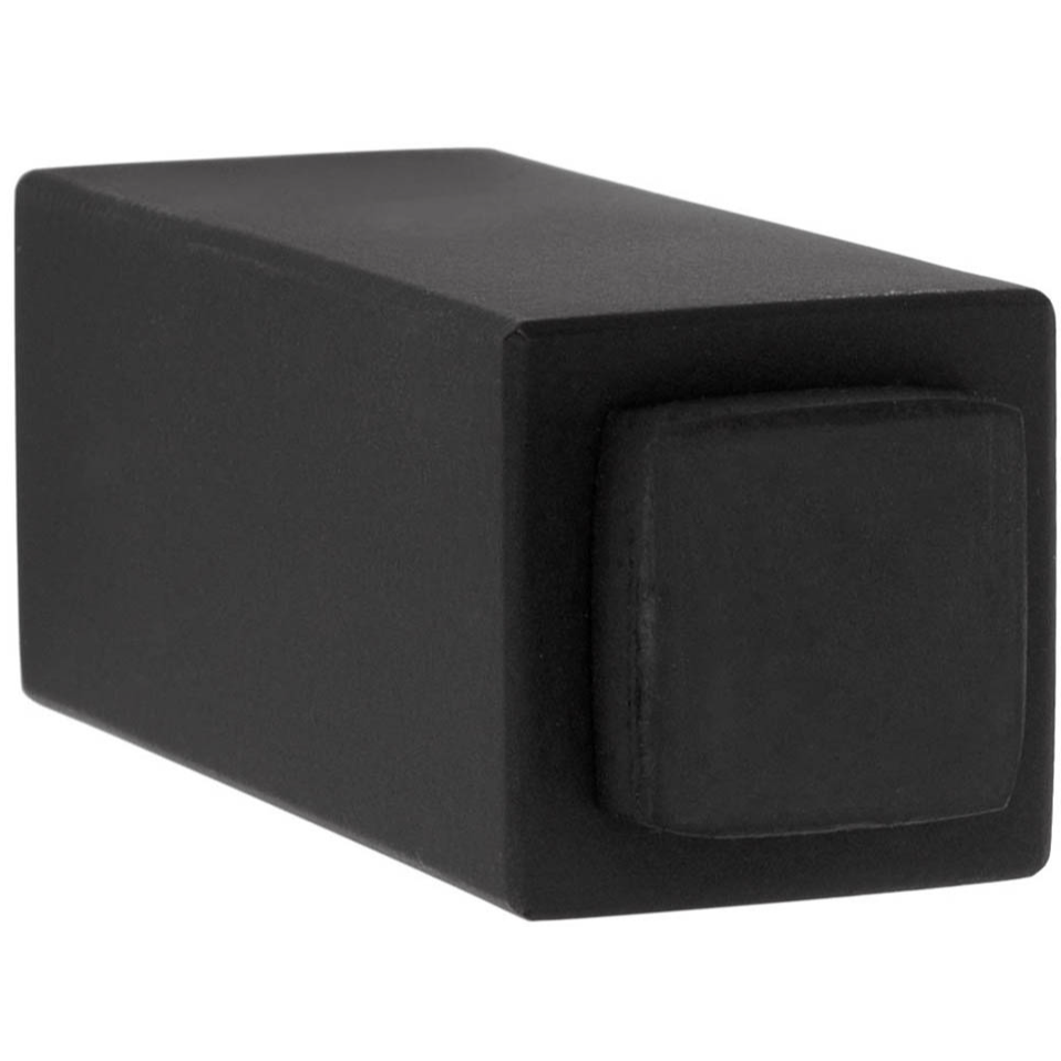 Formani wandstopper LSQ25 60 mm mat zwart vooraanzicht