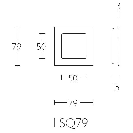 Formani schuifdeurkom LSQ79 mat zwart detailfoto