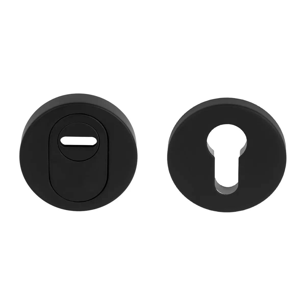 Formani achterdeurset LB2-19 kruk/kruk mat zwart SKG*** – detail