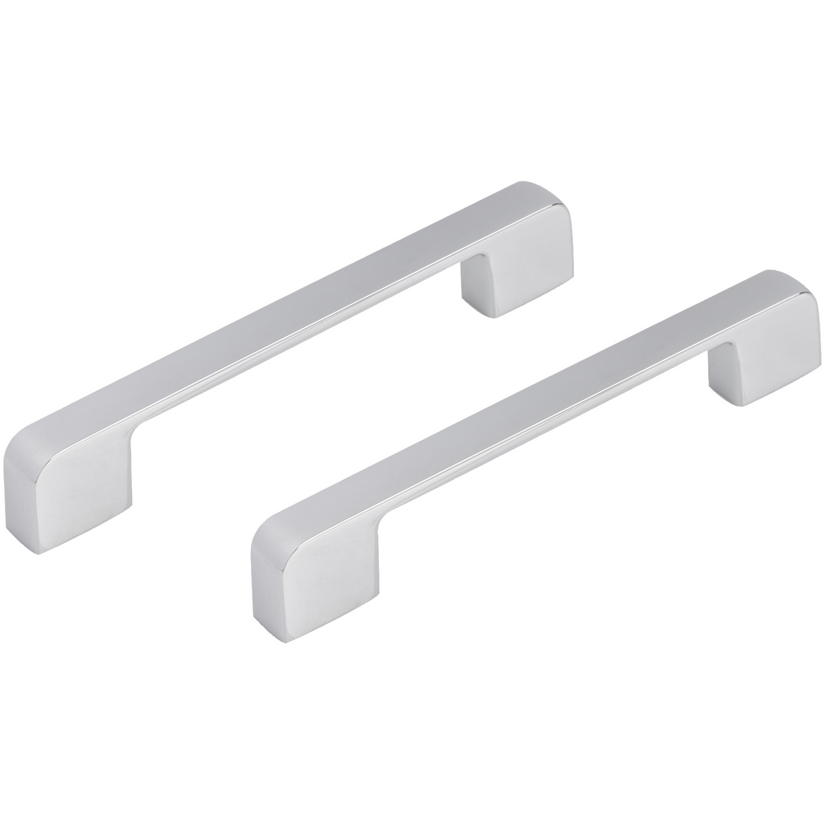 Differnz meubelgreep chroom 128 mm – vooraanzicht