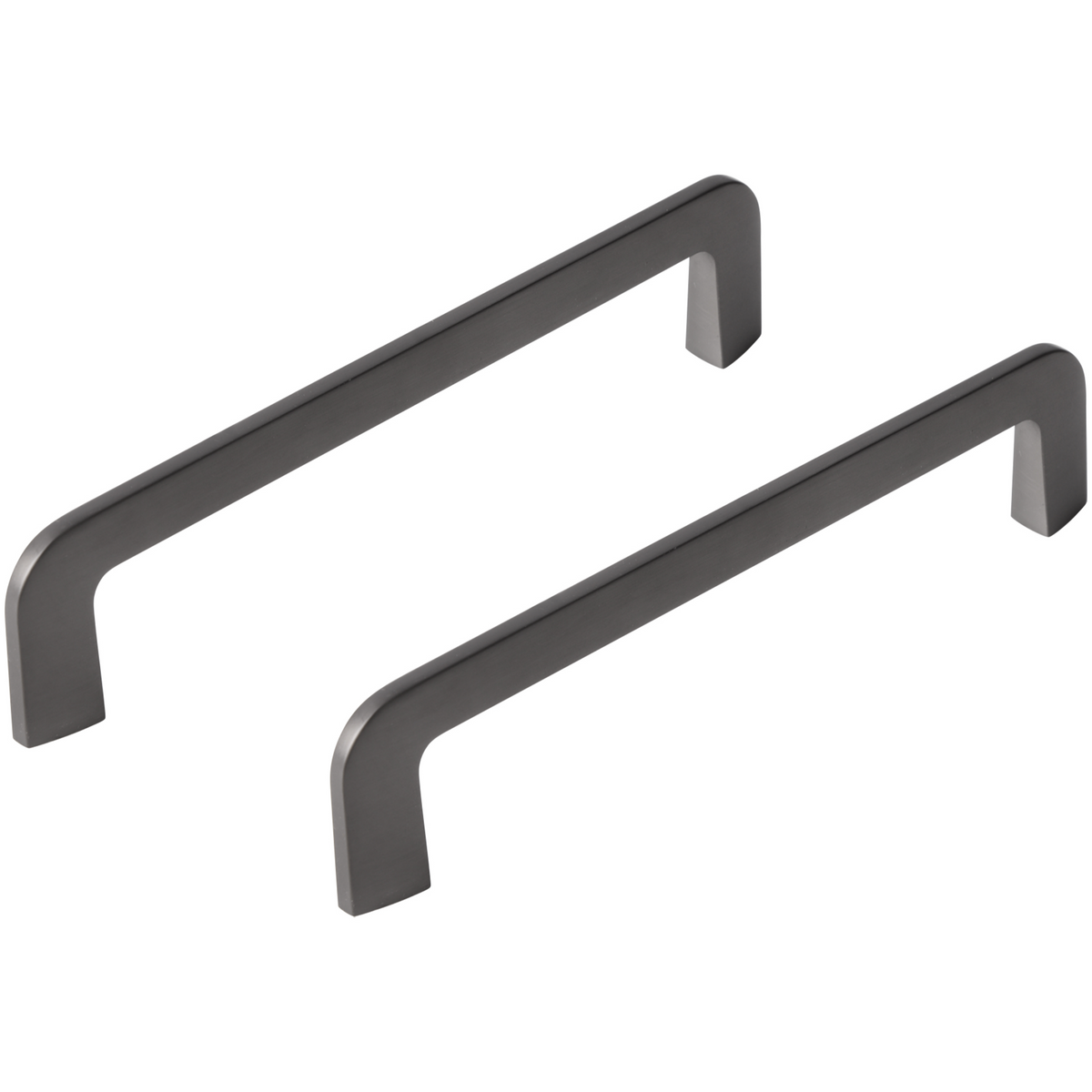 Differnz meubelgreep 128 mm gun metal – vooraanzicht