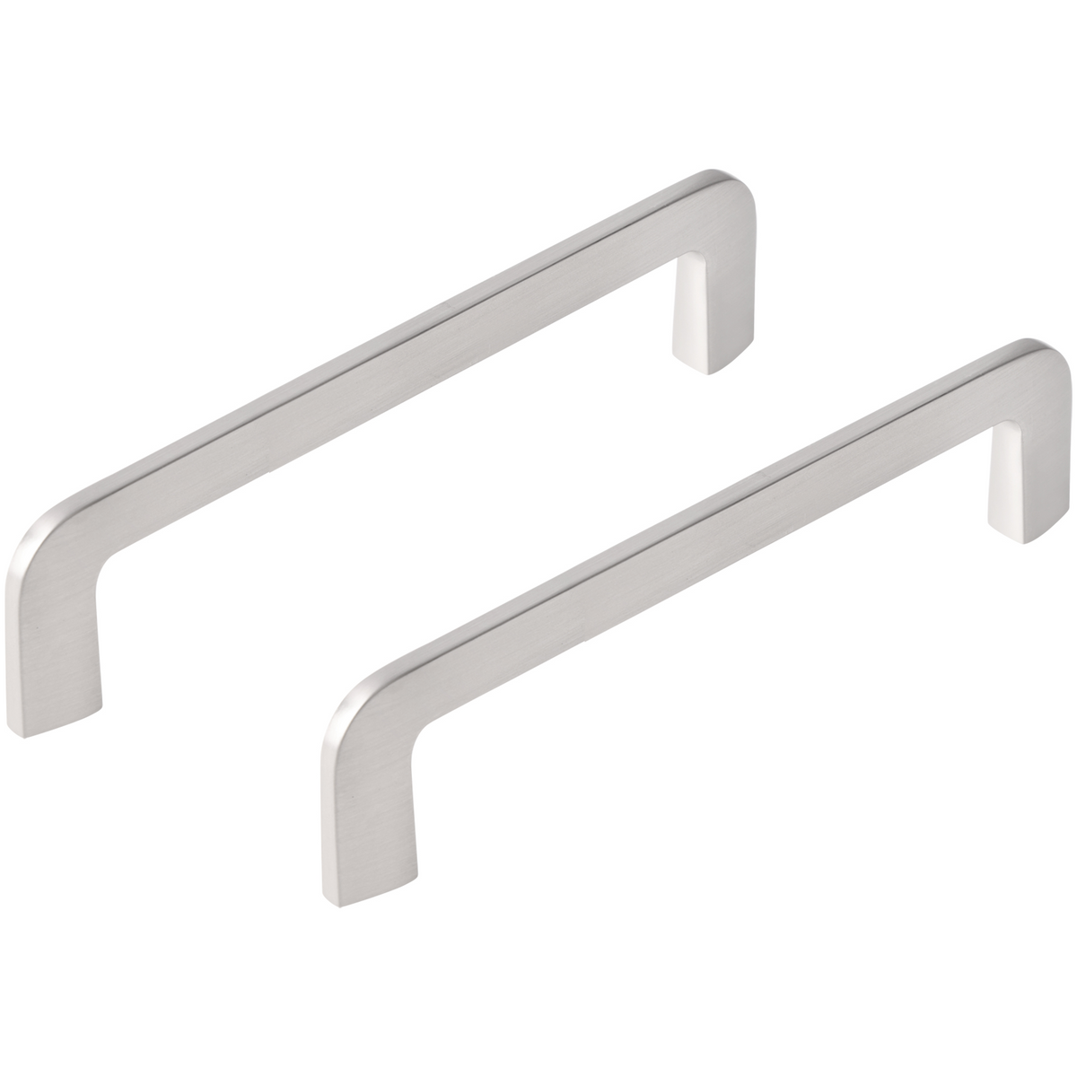 Differnz meubelgreep 128 mm mat chroom – vooraanzicht