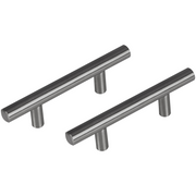 Differnz meubelgreep 160 mm gun metal - vooraanzicht