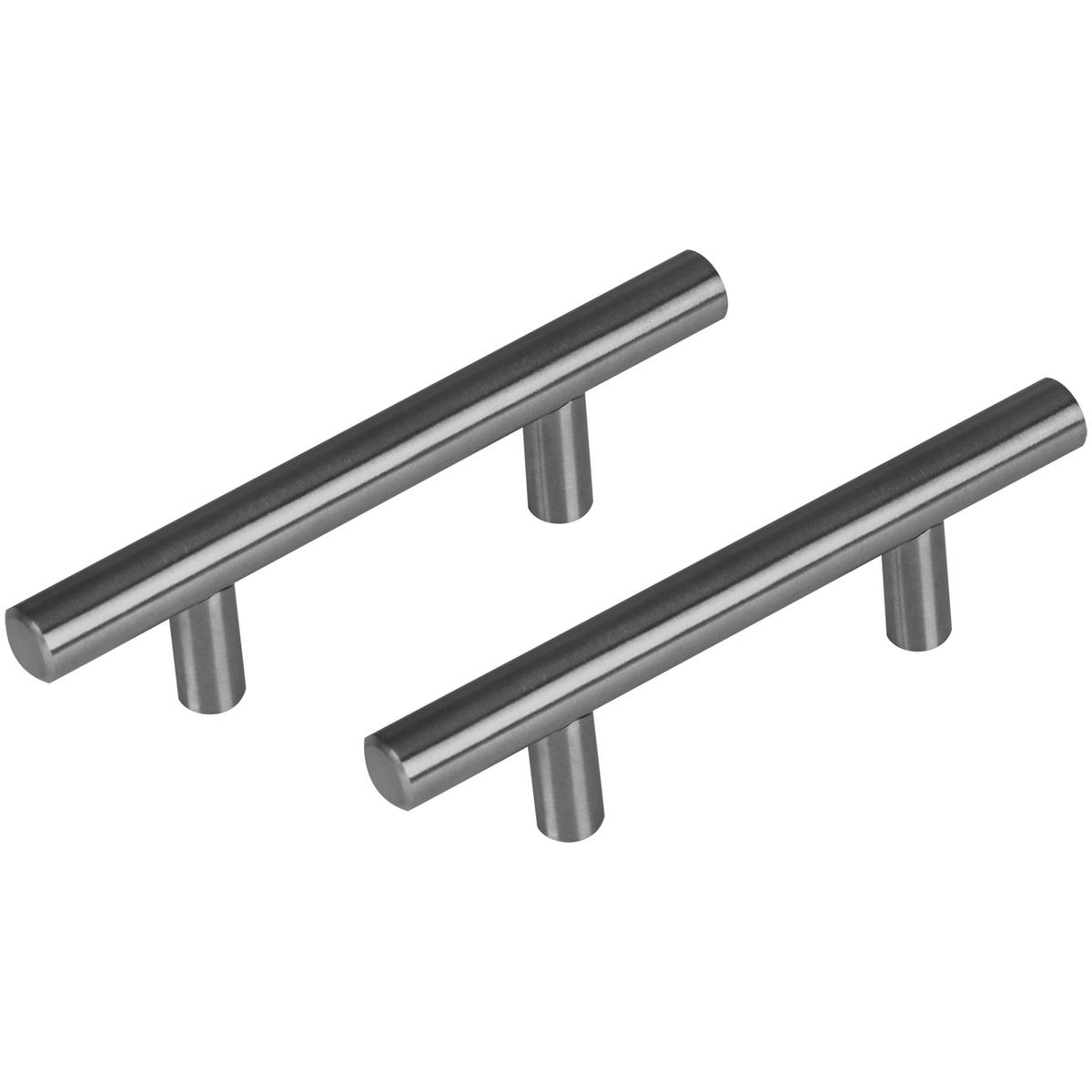 Differnz meubelgreep 160 mm gun metal - vooraanzicht