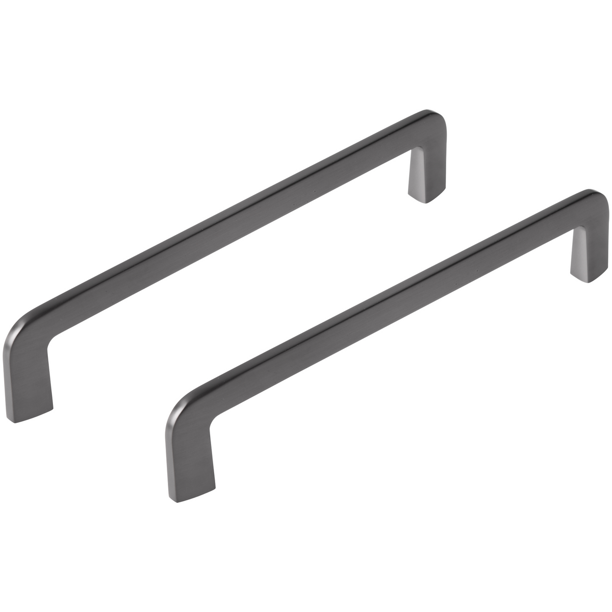 Differnz meubelgreep 160 mm gun metal – vooraanzicht