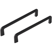 Differnz meubelgreep 160 mm mat zwart – vooraanzicht