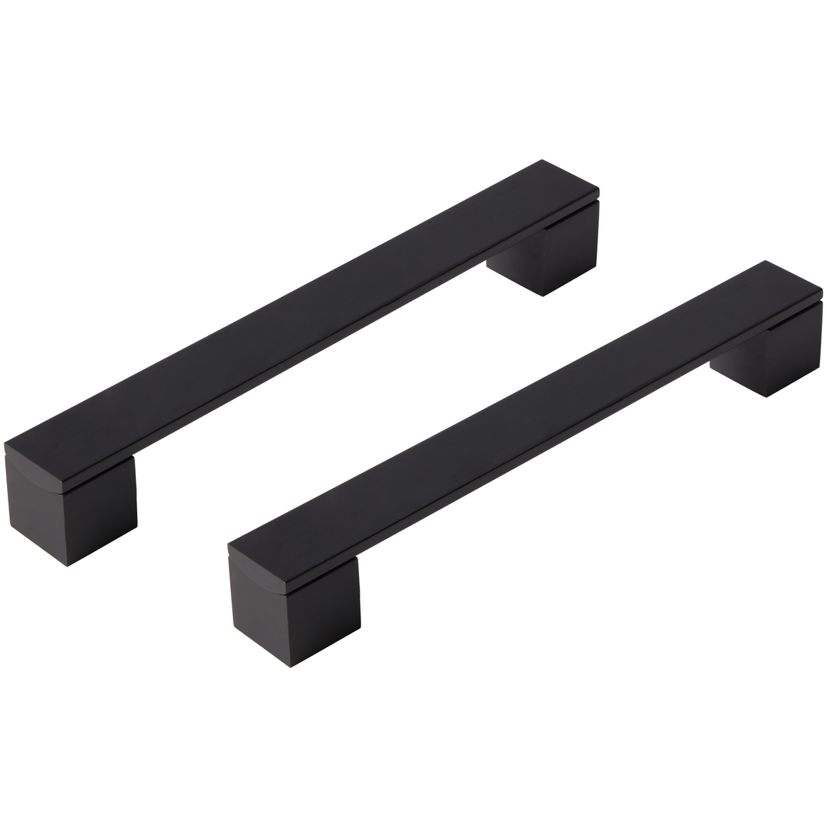 Differnz meubelgreep 160 mm mat zwart – vooraanzicht