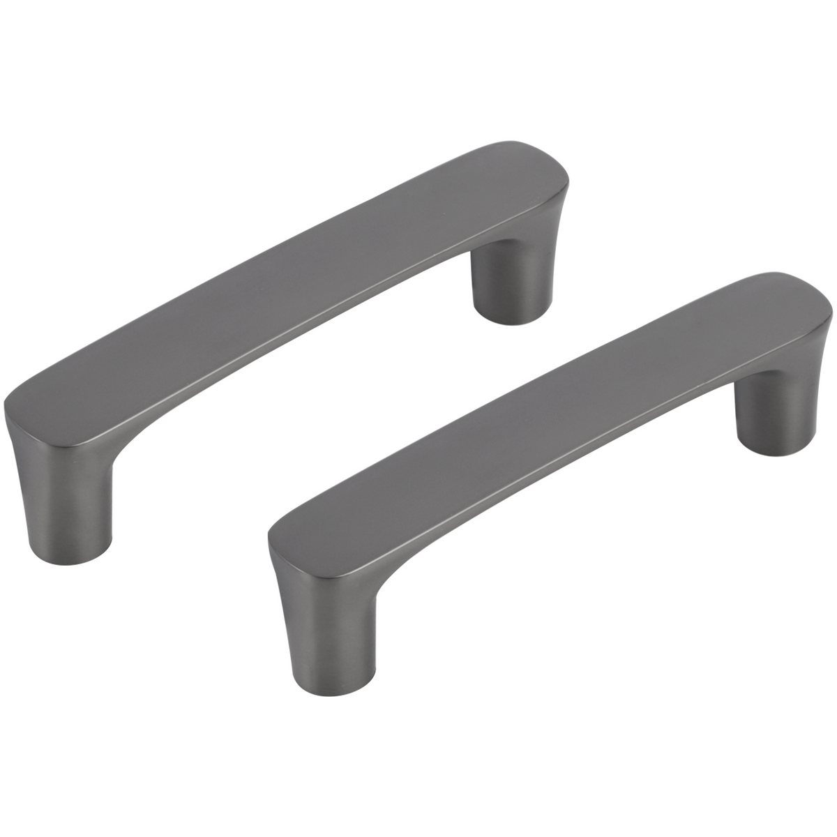 Differnz meubelgreep gun metal 96 mm – vooraanzicht