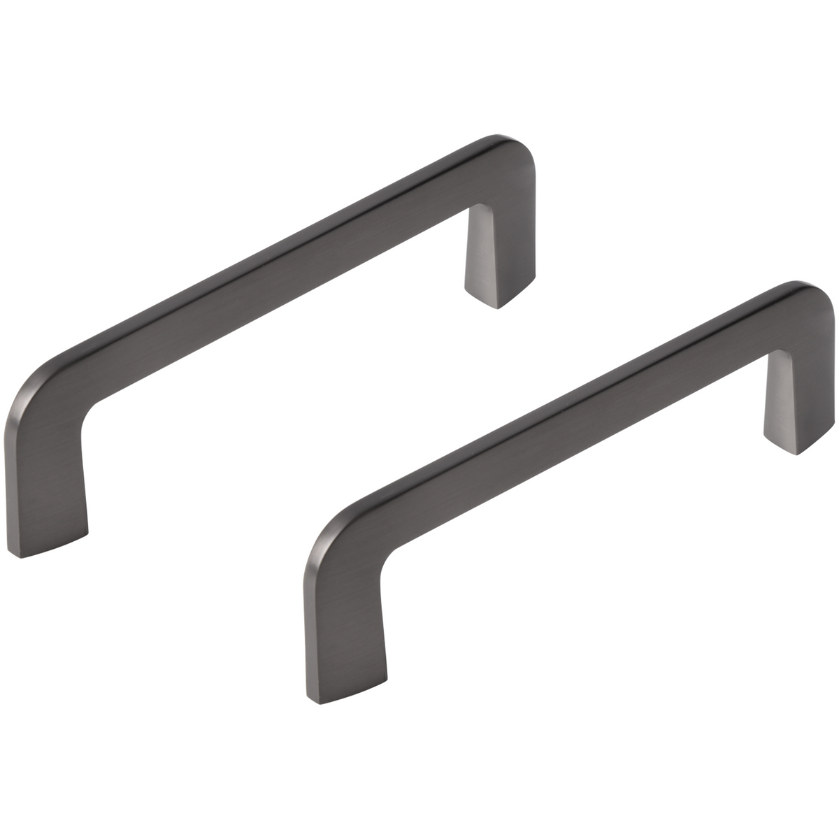Differnz meubelgreep 96 mm gun metal – vooraanzicht