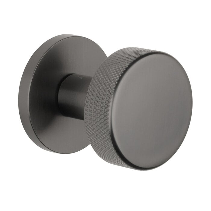 Aprile Tuja deurknop titanium vooraanzicht