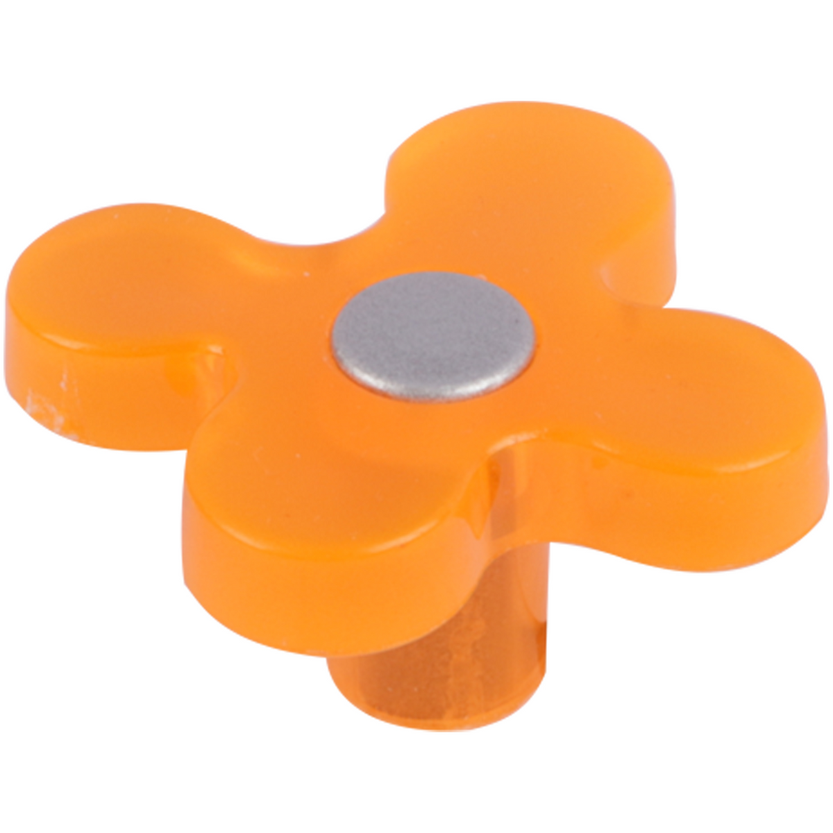 Differnz meubelknop Deco oranje – vooraanzicht