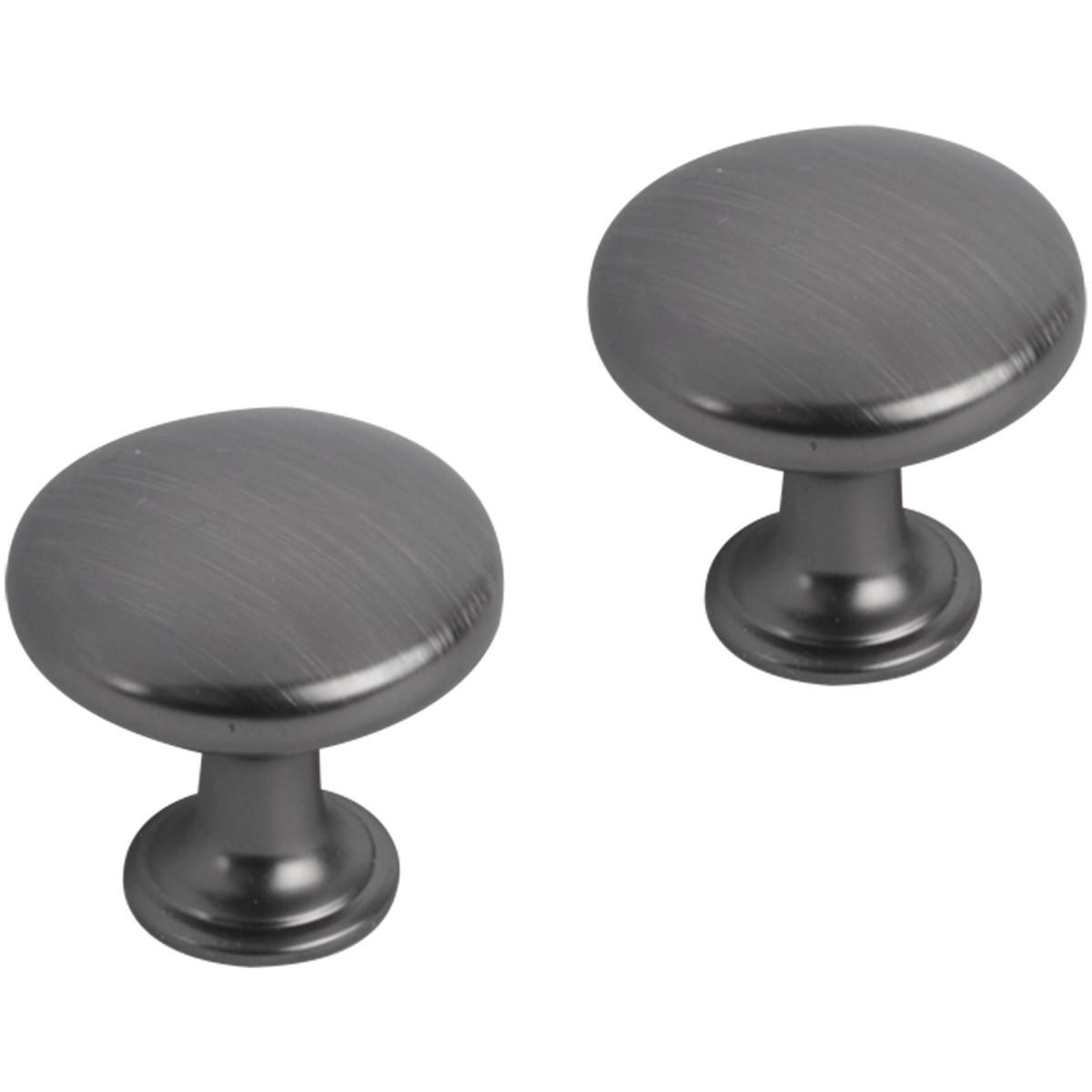 Differnz meubelknop rond-bol 30 mm gun metal – vooraanzicht