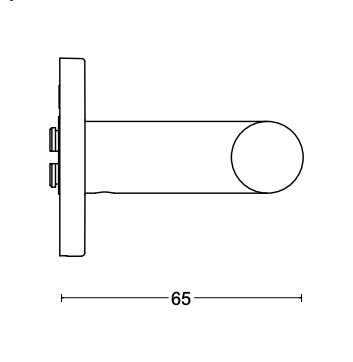 Formani achterdeurset kruk/kruk LB7-19 brons – productweergave 2